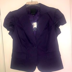 Brand New Purple Short Sleeve Blazer NWT